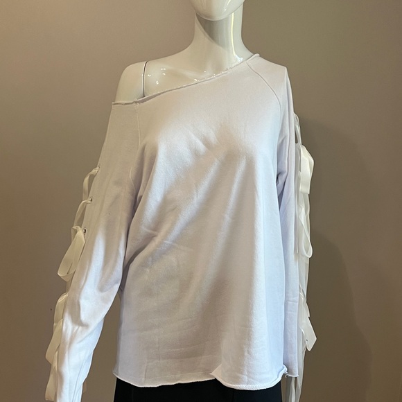 TOV Los Angeles new with tag white sweatshirt size 42 - Picture 2 of 7
